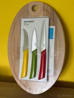 Sada kuchyňských nožů s prkýnkem
