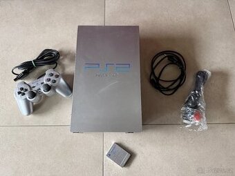 Playstation 2 FAT silver scph-50004