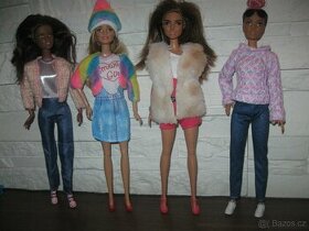 oblečky na barbie: sety s kožíškem nebo kostým