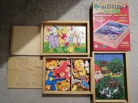 Dřevěné puzzle