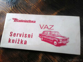 Původní servisní knížka VAZ - 1