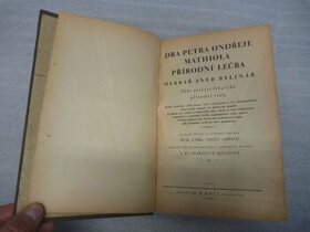 Kniha Přírodní léčba - DRA. Petr Ondřej, r. 1931