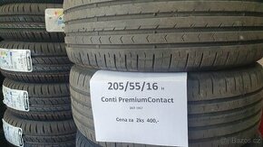 Jeté pneu ContinentalContiContact 205/55R16 - 2ks