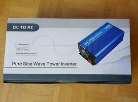 Měnič napětí Carspa 1000W čistá sinus z 12V / 230V