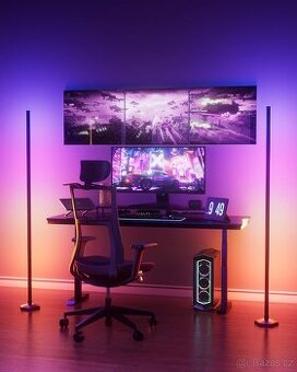 RGBIC LED stojací lampy (170 cm) s dálkovým - sada 2ks