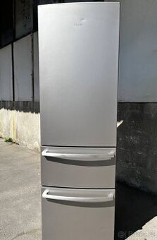 Francouzská lednice Haier 200 cm Pouzita
