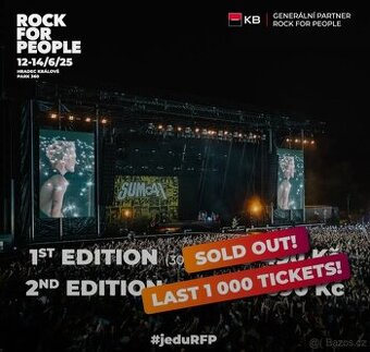 Rock for People 2025 třídenní vstupenka