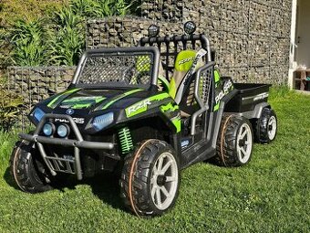 Dětské elektrické auto Peg-Pérego Polaris Ranger RZR + vlek