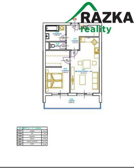 2 kk v novém bytovém domě v Klatovech - 71,76 m2