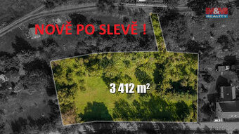 Prodej pozemku k bydlení, 3412 m², Žandov - Radeč