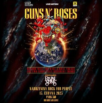 2ks Guns N' Roses 15.6.2025 Hradec Králové