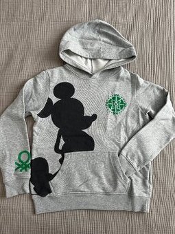 Benetton mikina Mickey Mouse vel.140