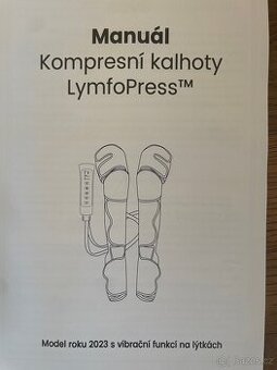 Lymfatické kompresní kalhoty - téměř nové - prodám