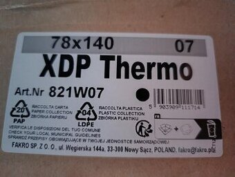 Zateplovací sada XDP Thermo- střešní okno 78x140-3 ks