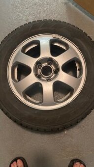 Alu kola 5x100x15 s pneumatikami