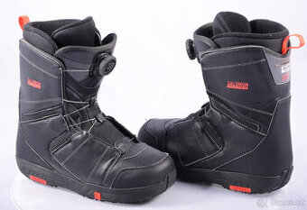 Použité snowboardové boty SALOMON FACTION BOA, červené