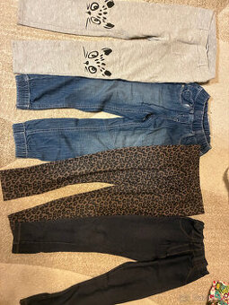 Kalhoty vel. 122/128 H&M, C&A