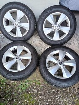 ❄️zimná 4ks alu disky Škoda 5x112 r17 pneu 6mm 215/65 r17❄️