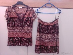 Dvoudílné retro šaty