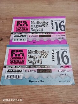 Vstupenky F1