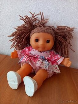 Mrkací panenka - látkové tělíčko a vlásky