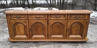 REZERVACE-Rustikální masivní komoda