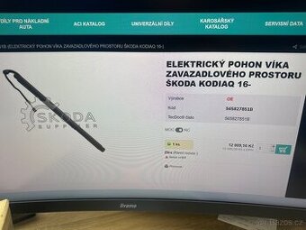 Škoda Kodiaq Elektrický pohon zadní dveře na