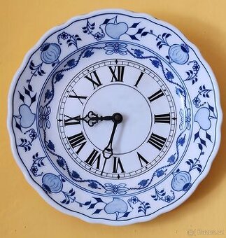 Porcelánové hodiny Cibulák – krásná dekorace