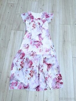 luxusni kvetinove saty vel M