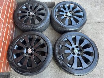 Alu 17" 5x112 škoda VENUS BLACK letní 85% SUP2 O3 TOP