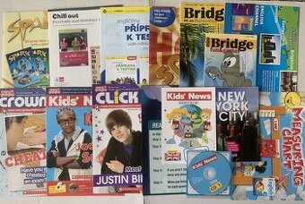 Angličtina různé studijní časopisy, publikace, výukové texty