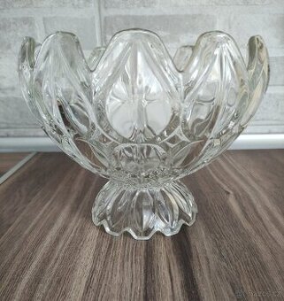 Skleněná mísa - art deco 1957
