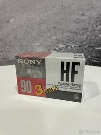 Audiokazety Sony HF90 Position Normal France 3Pack