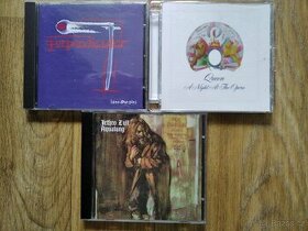 CD Deep Purple, Queen a Jethro Tull