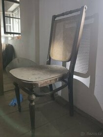 Starožitné retro židle k renovaci Thonet - 1