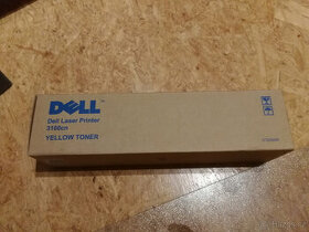 toner Dell color laser printer 3100cn zluty novy - 1