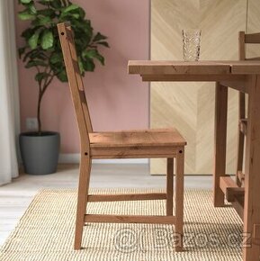 dřevěná – masiv IKEA židle 2 ks