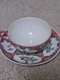Šálek s podšálkem čínský porcelán