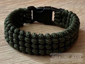 PARACORD náramek (18 cm) oliv