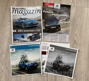 Subaru Forester prospekt a časopis