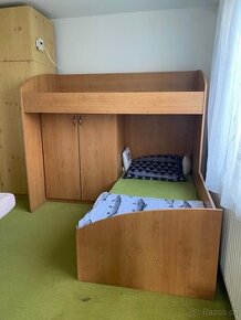 Dětská dvoupatrová, rohová postel