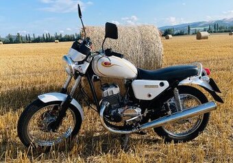 Jawa 350 Californian 5, bílá perleť, český TP