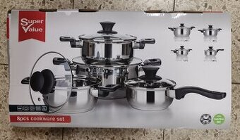 Set hrnců s poklicemi