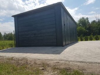 Plechová garáž 4x5m - 1