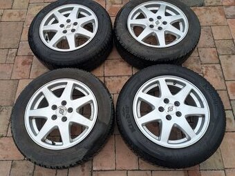 4x alu disky 6½Jx15 H2 ET35 + zimní pneu – Škoda, VW, Seat