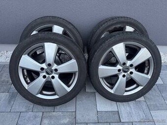 ALU kola 5x112 17 letní pneu