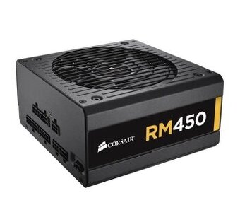 Corsair RM450 450W, Max TICHÝnulové otáčky ventilátoru -NOVÝ