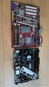 2x deska s CPU a RAM