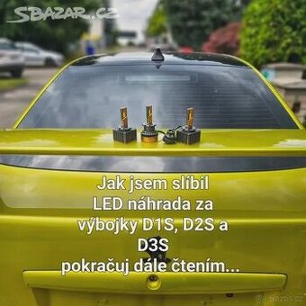 LED žárovky do xenonu D1S, D2S, D3S