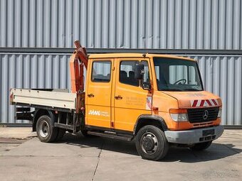 Mercedes-Benz VARIO 814 D, DOUBLE KABINA VALNÍK S HYDRAULICK